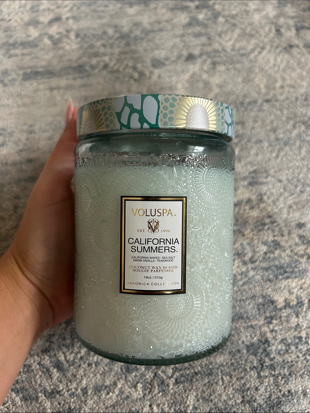 Voluspa California Summers Coconut Wax Blend Candle